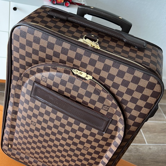 *SOLD* Louis Vuitton Pegase 55 Carry On Suitcase Brown Damier Ébène - Picture 17 of 17